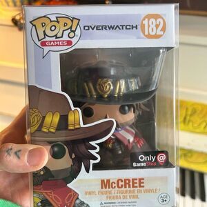 Funko Pop Overwatch 182 McCree Vinyl Figure with Gold and Red Accents